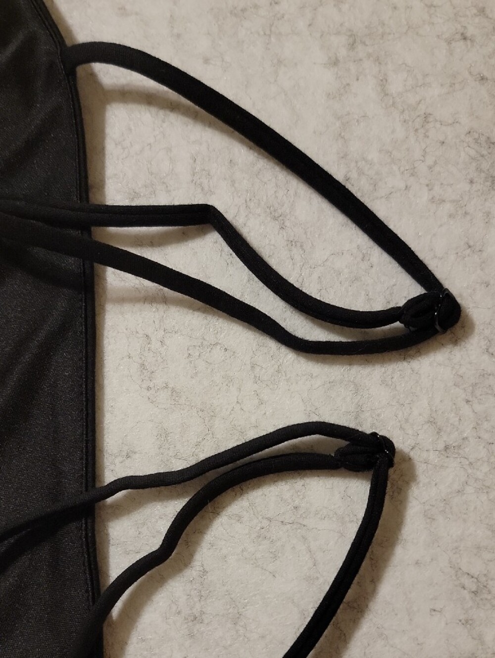 Lulus Paulina Black Bodycon Midi Cocktail Dress Square Neck Spaghetti Strap XL - Picture 10 of 16